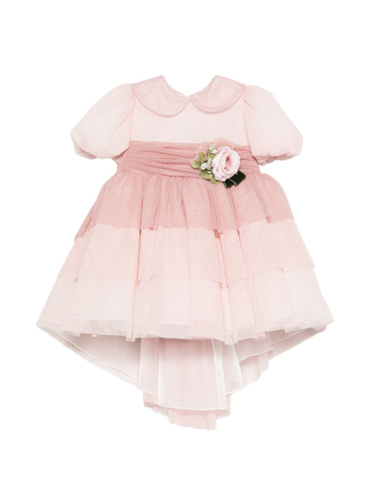Abito rosa scuro per neonata FN1086815028 83 Colorichiari Kids 