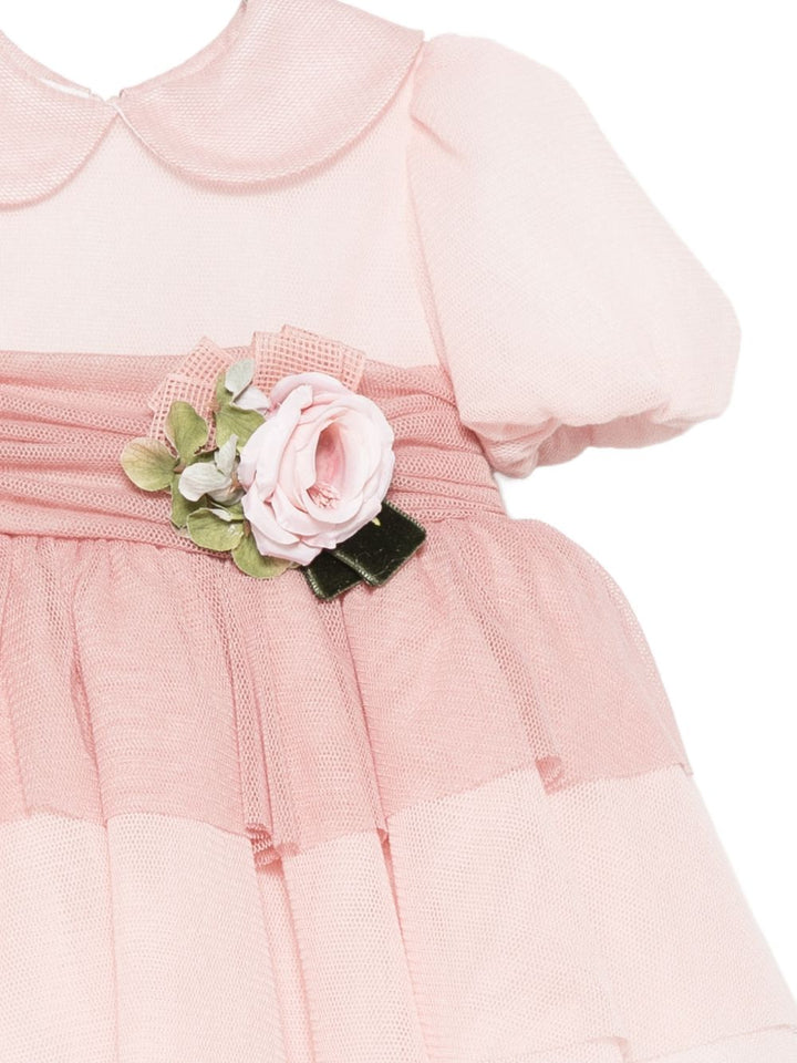 Abito rosa scuro per neonata FN1086815028 83 Colorichiari Kids 