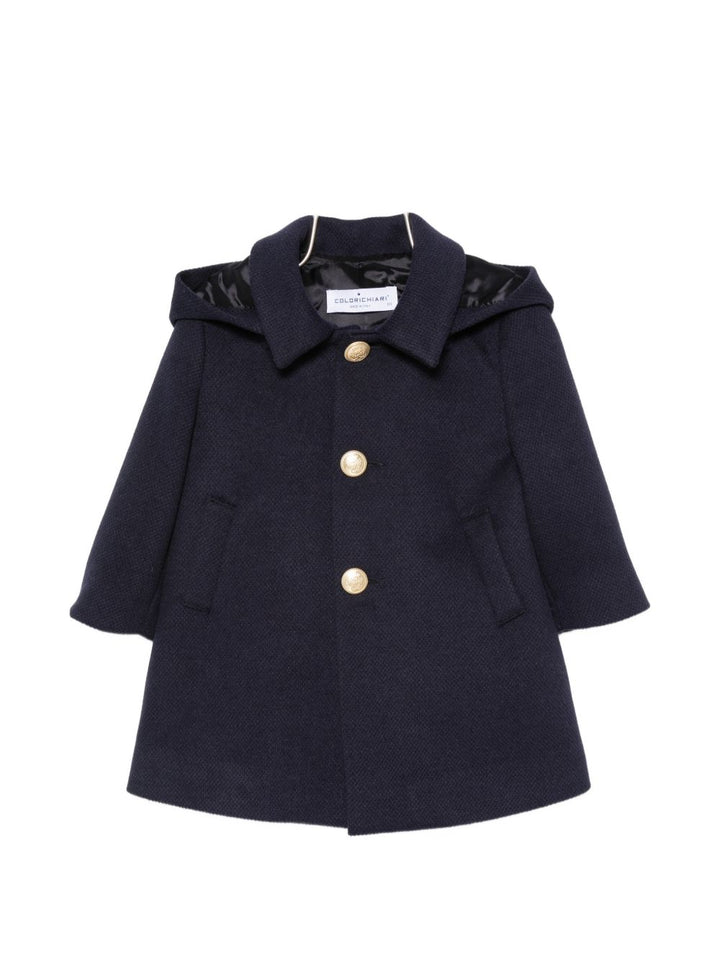Cappotto blu per neonata MN1188273030b 60 Colorichiari Kids 