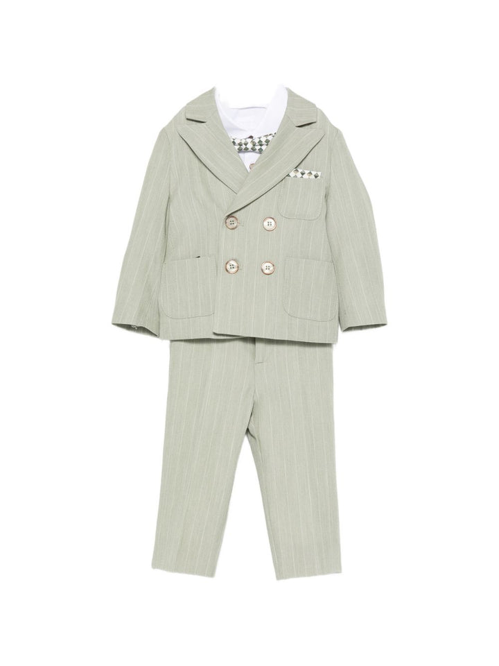 Completo elegante verde per neonato MN5087195004 36 Colorichiari Kids 
