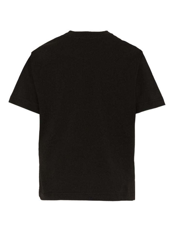 T-shirt nero per bambino J025820GRAI K900 Diesel Kids 