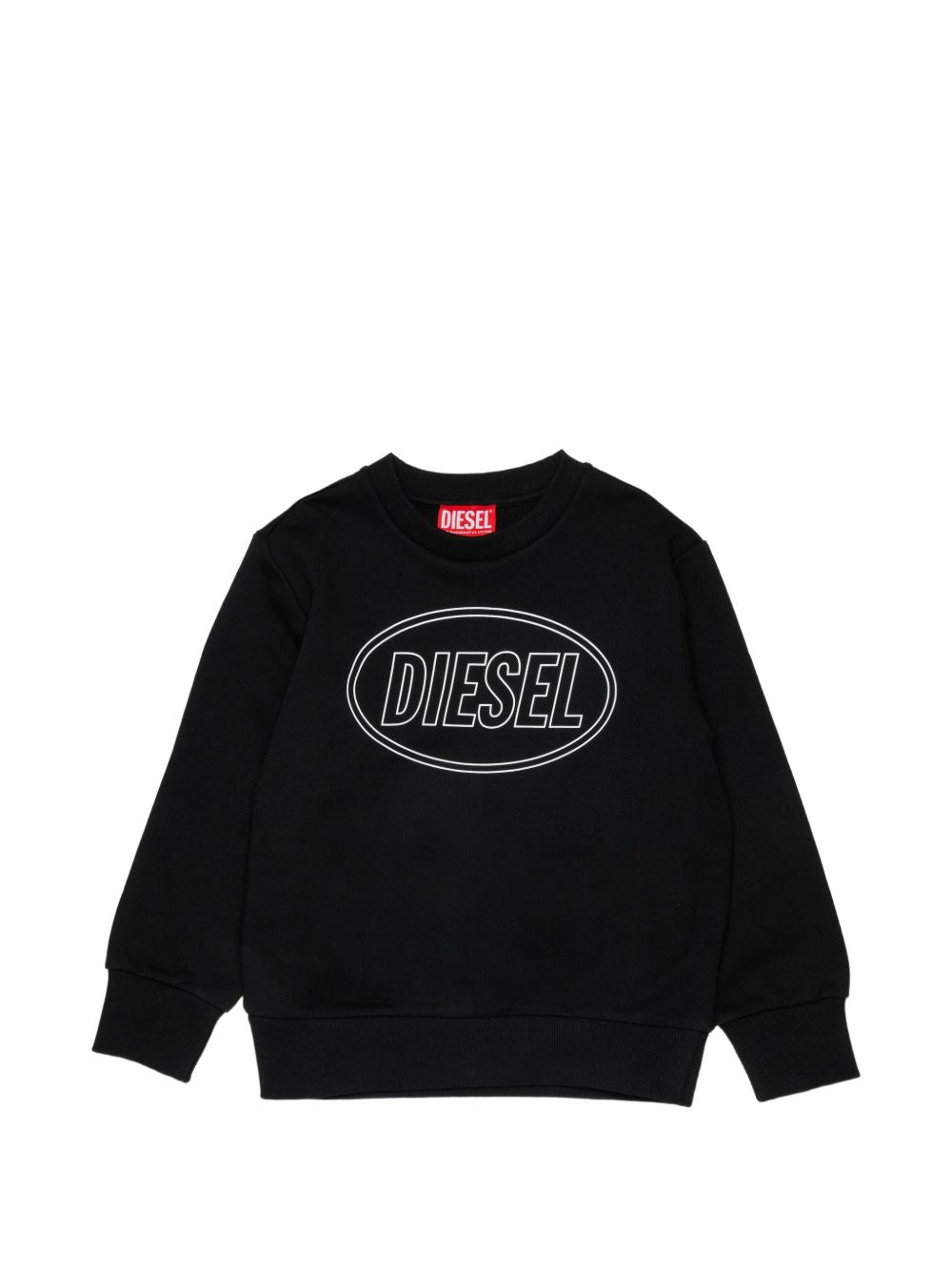 Felpa nera per bambino J026110GEAD K900 Diesel Kids 