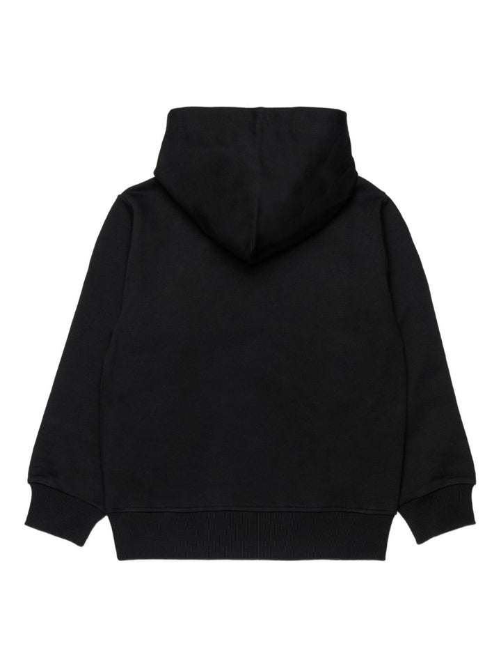Felpa nera per bambino J026120GEAD K900 Diesel Kids 