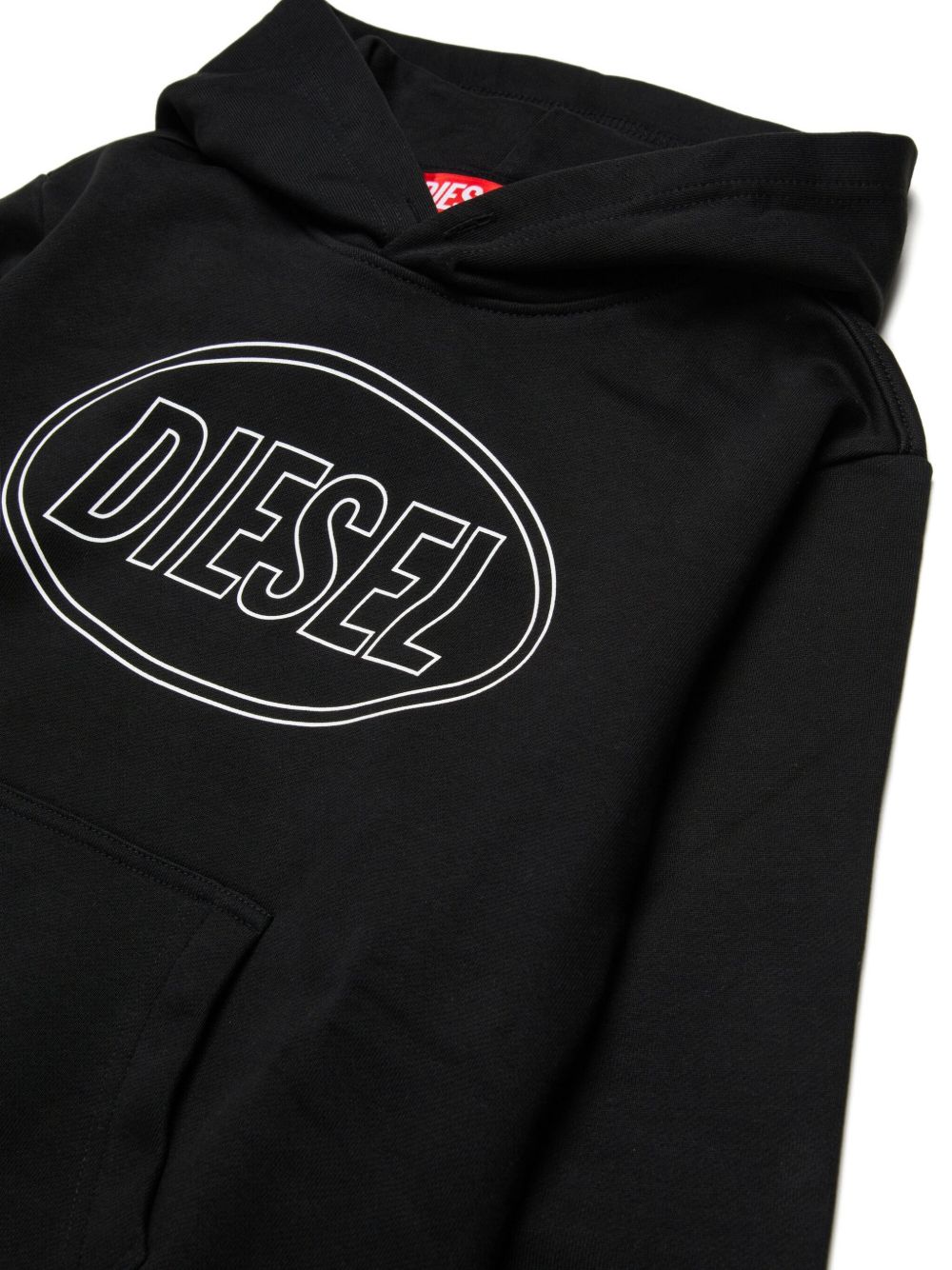Felpa nera per bambino J026120GEAD K900 Diesel Kids 