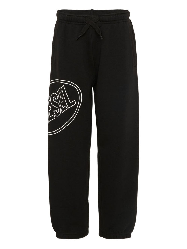 Pantalone nero per bambino J026610GEAD K900 Diesel Kids 