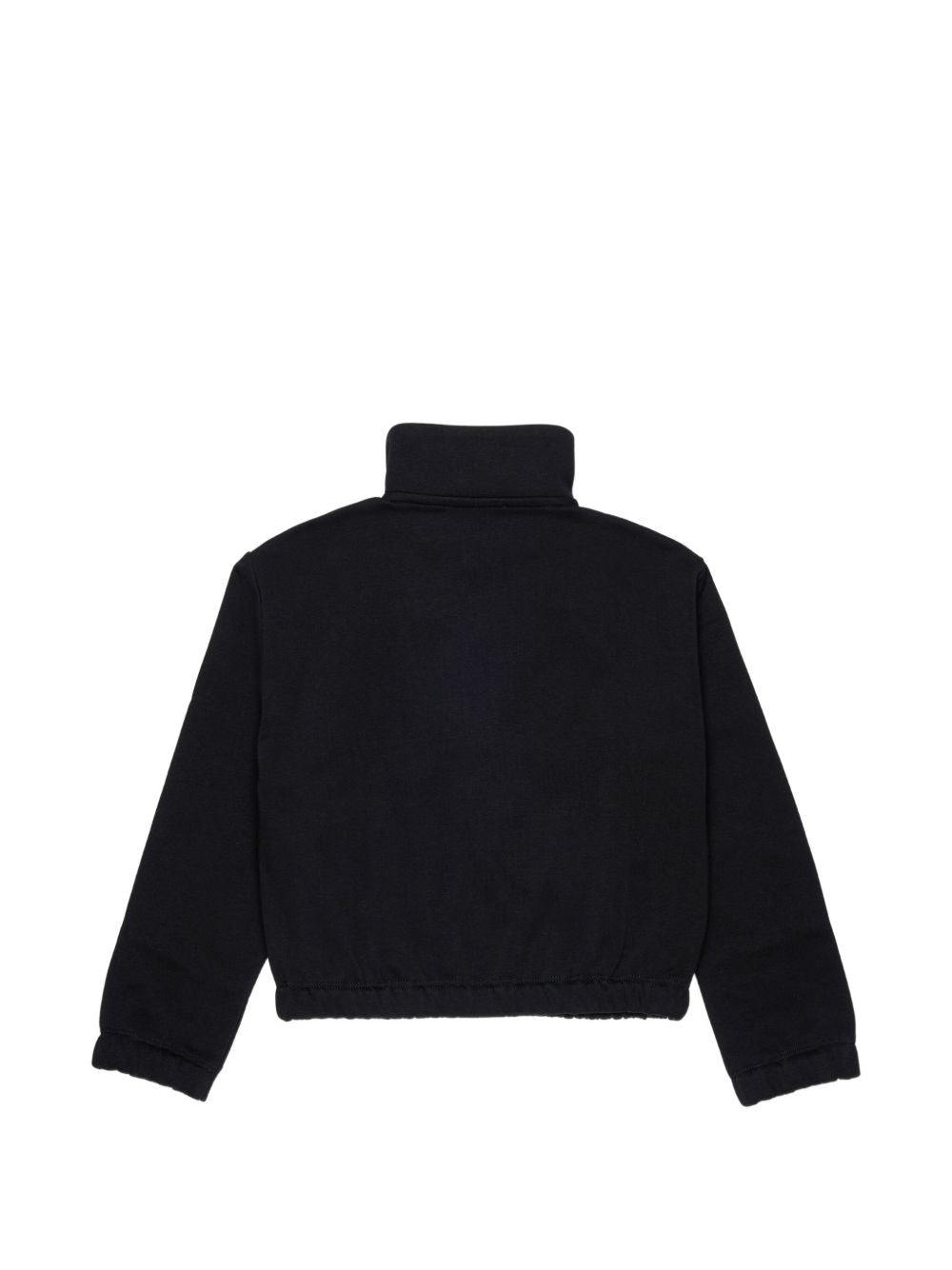 Felpa nera con zip per bambina J02916KYAZ3 K900 Diesel Kids 