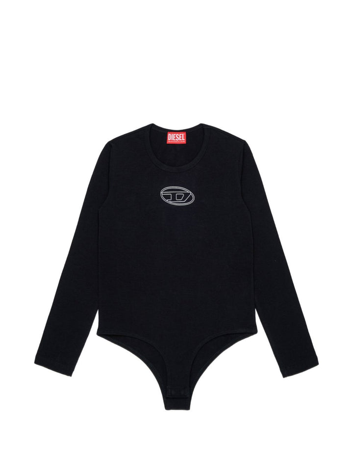 Body nero per bambina J02929KYA0L K900 Diesel Kids 