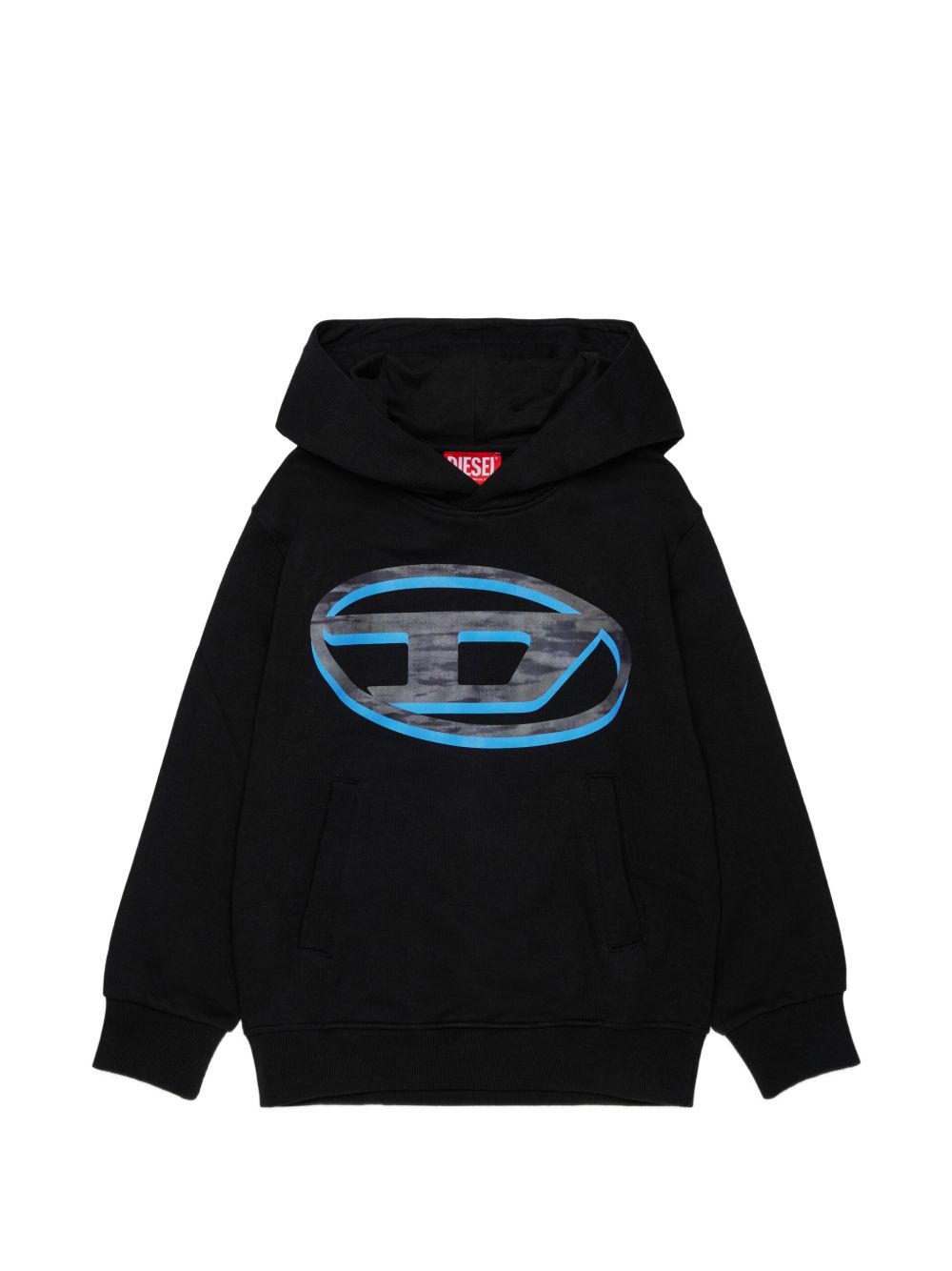 Felpa nera per bambino J029650GEAD K900 Diesel Kids 