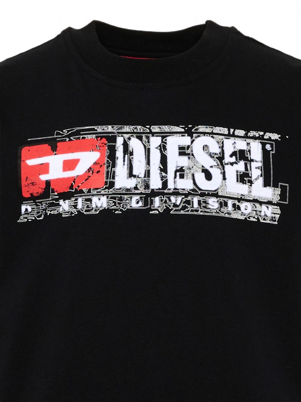 T-shirt nero per bambino J0297600YI9 K900 Diesel Kids 