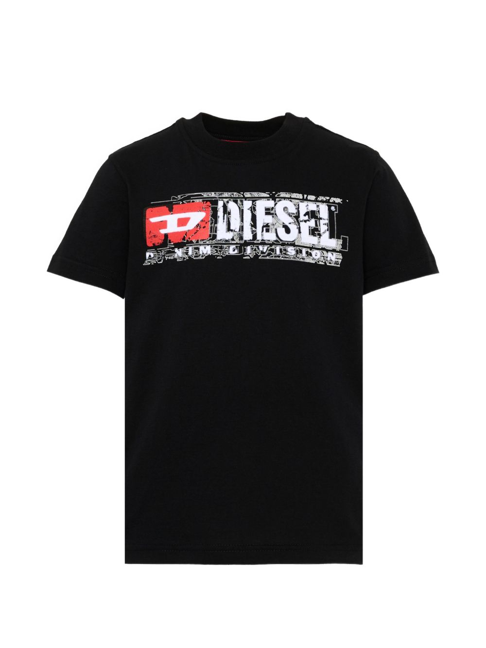 T-shirt nero per bambino J0297600YI9 K900 Diesel Kids 