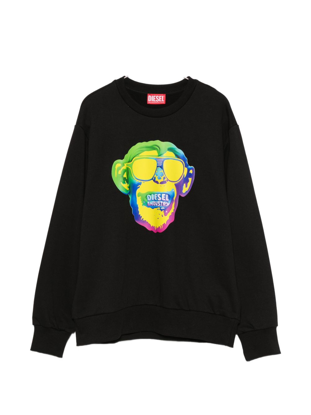 Felpa nera per bambino J02989KYAZ3 K900 Diesel Kids 
