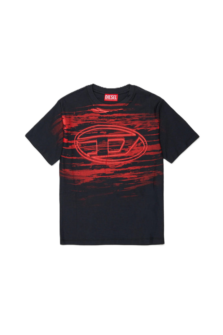 T-shirt asfalto per bambino J02991KYA2N K910A Diesel Kids 