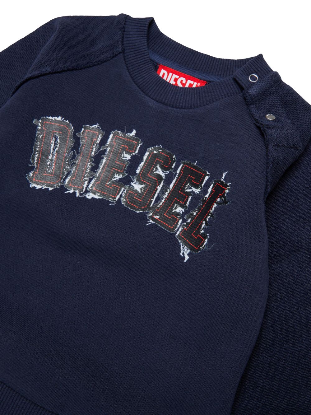 Felpa blu per neonato K00849KYA2W K8AT Diesel Kids 