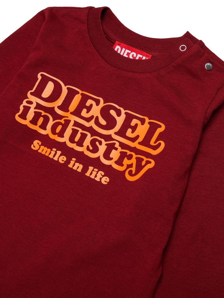T-shirt syrah per neonato K0086000YI9 K440 Diesel Kids 