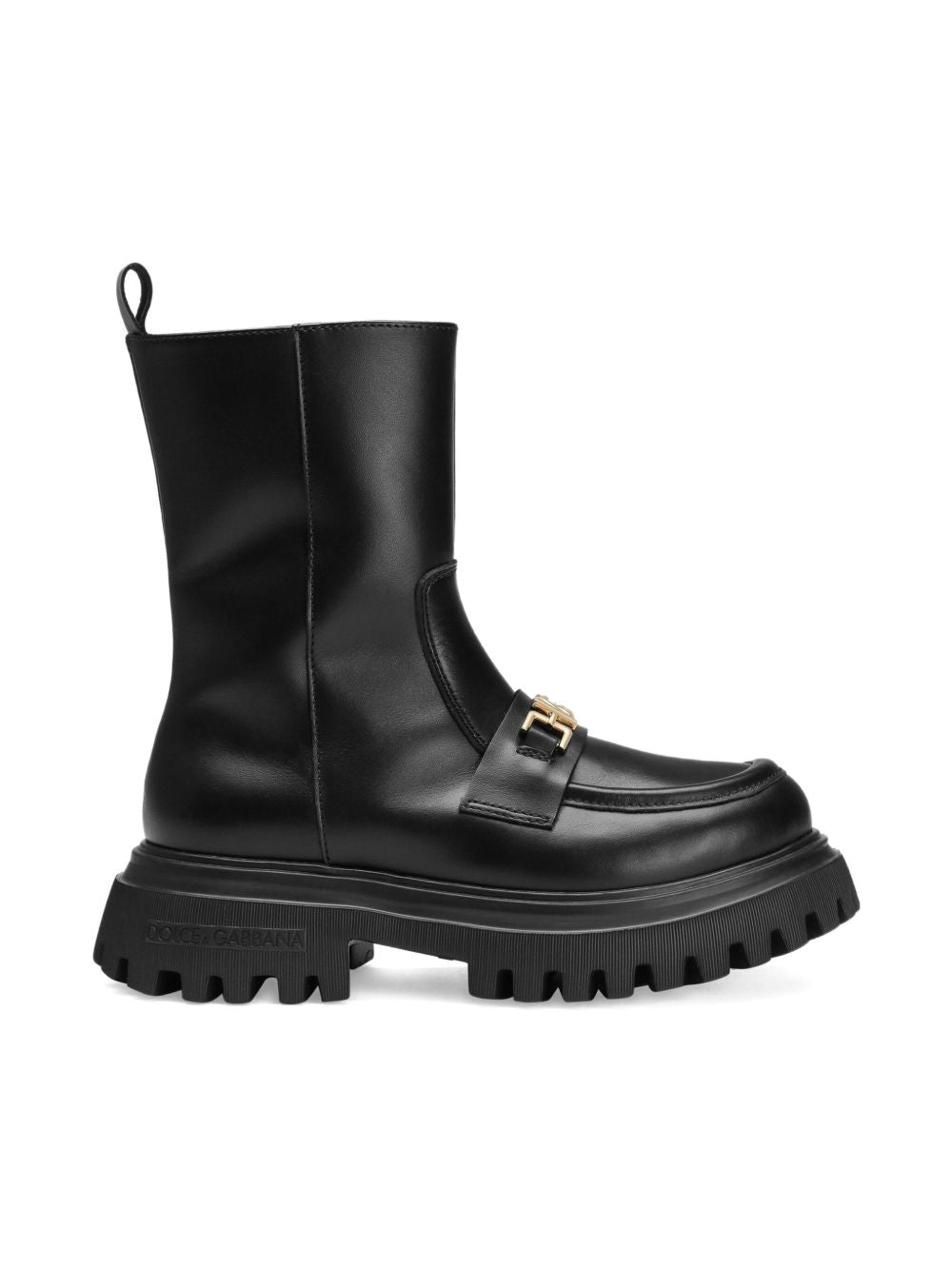 Stivali neri per bambina D11328AO227 80999 Dolce & Gabbana Kids 