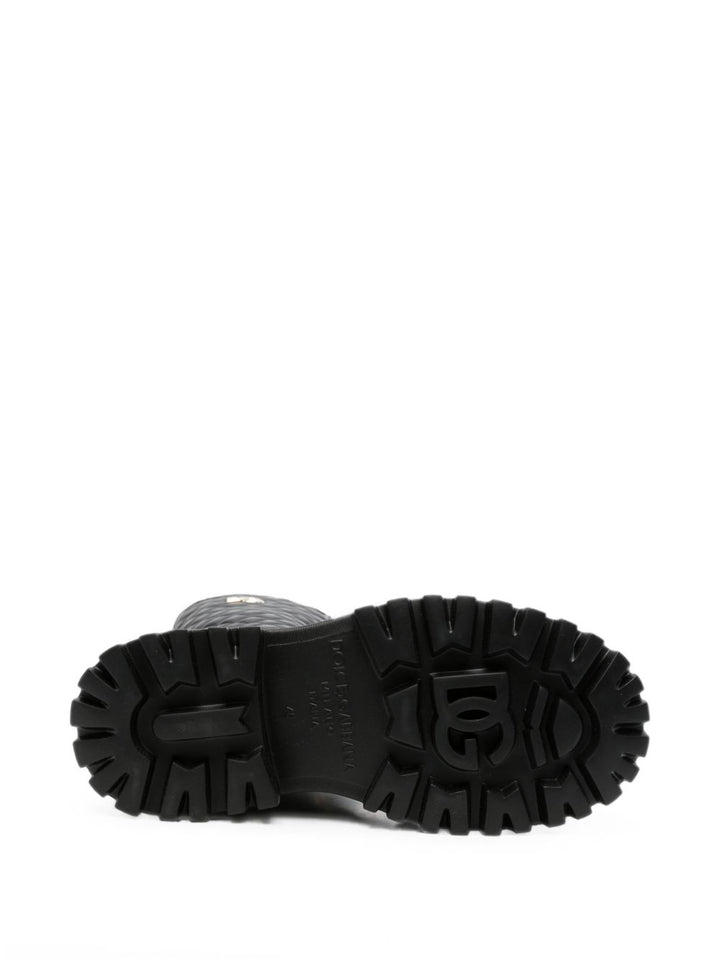 Stivali neri per bambina D11430A0773 8B956 Dolce & Gabbana Kids 