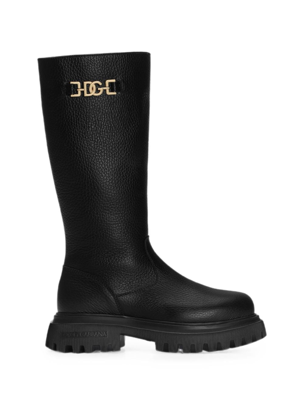 Stivali neri per bambina D11435A0722 80999 Dolce & Gabbana Kids 