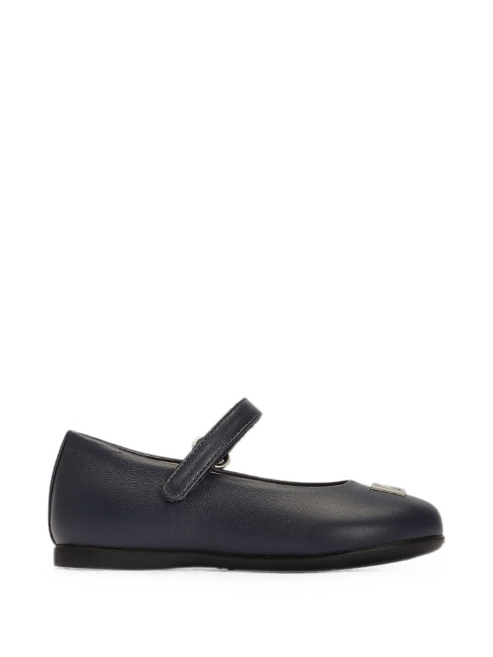 Ballerina blu scuro per bambina D20114AB793 80658 Dolce & Gabbana Kids 