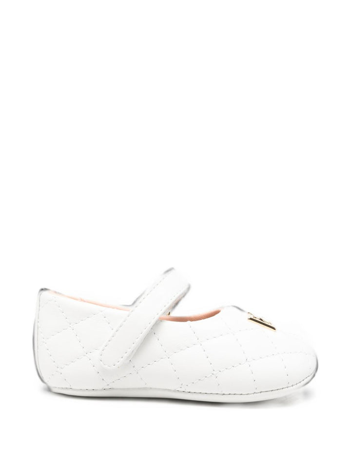 Sandali bianchi per neonata DK0174A3M31 80002 Dolce & Gabbana Kids 
