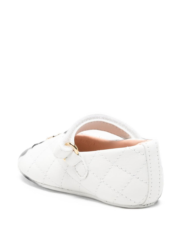 Sandali bianchi per neonata DK0174A3M31 80002 Dolce & Gabbana Kids 