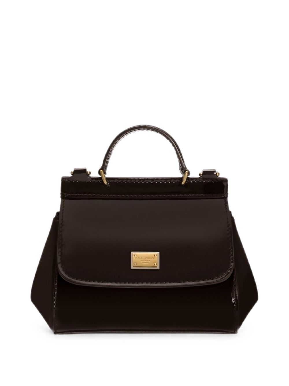 Borsa marrone scuro per bambina EB0003A1067 80058 Dolce & Gabbana Kids 