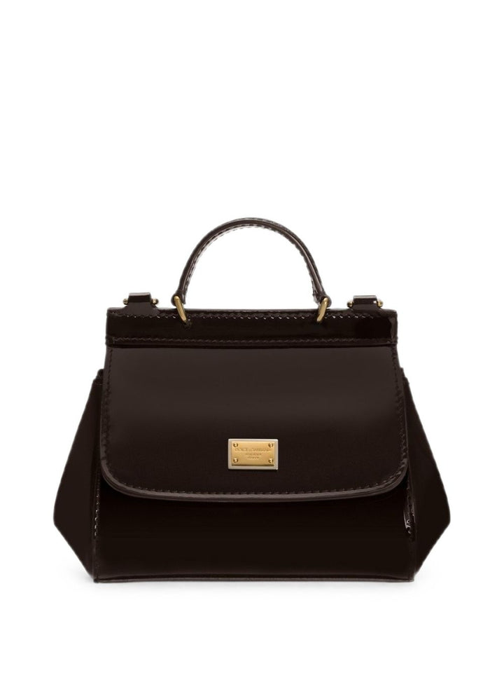 Borsa marrone scuro per bambina EB0003A1067 80058 Dolce & Gabbana Kids 