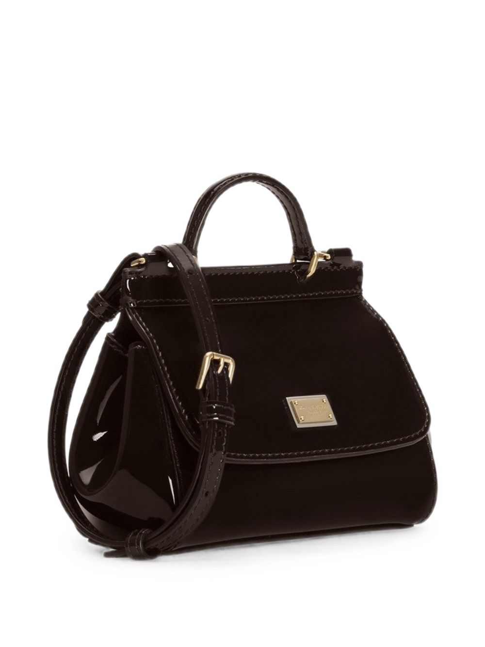 Borsa marrone scuro per bambina EB0003A1067 80058 Dolce & Gabbana Kids 