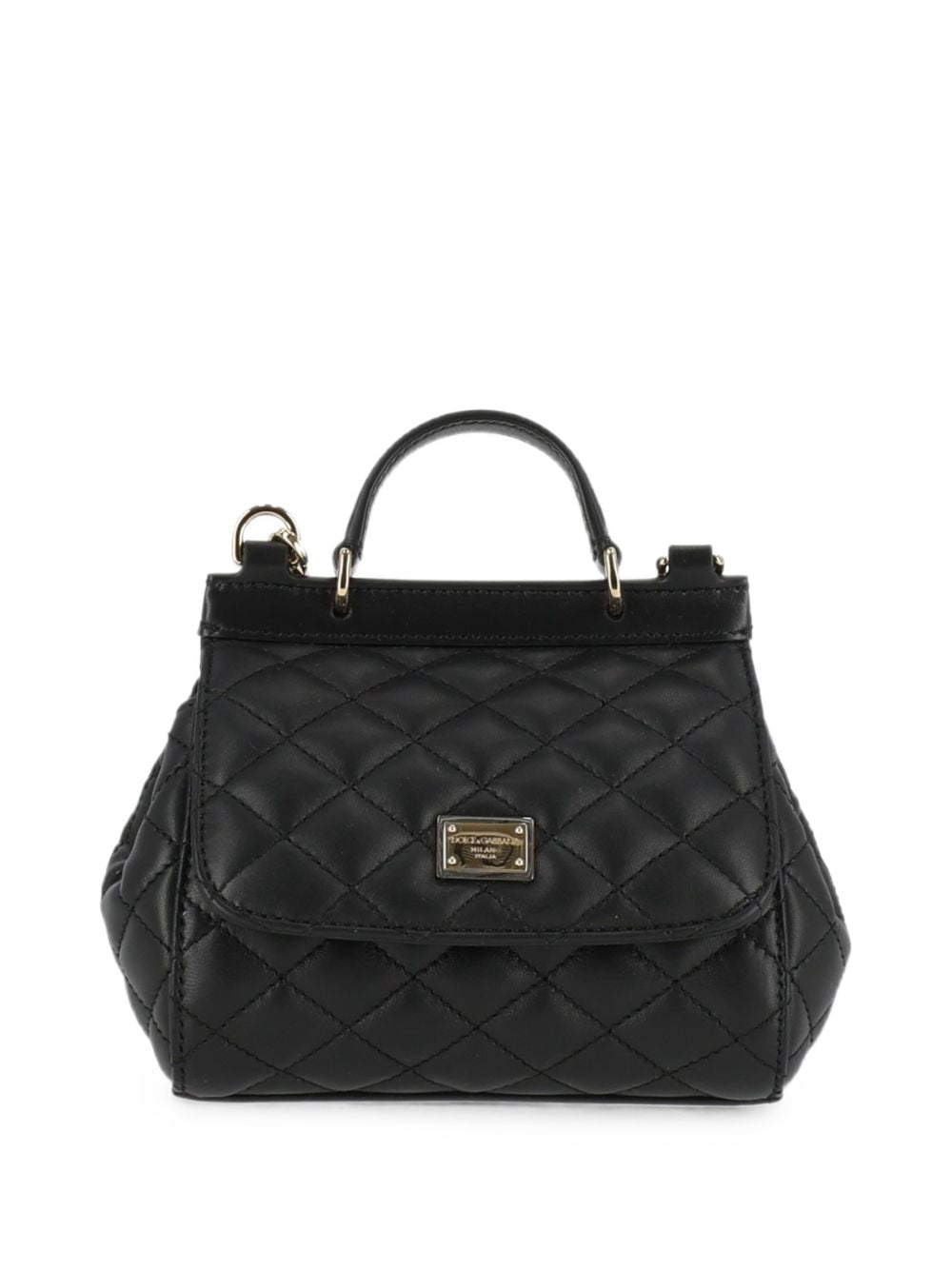Borsa nera per bambina EB0003A3L70 8B956 Dolce & Gabbana Kids 
