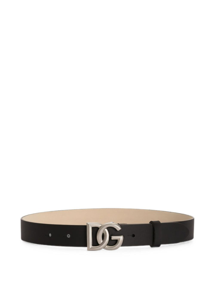 Cintura nera per bambina EC0083A3M29 8B969 Dolce & Gabbana Kids 