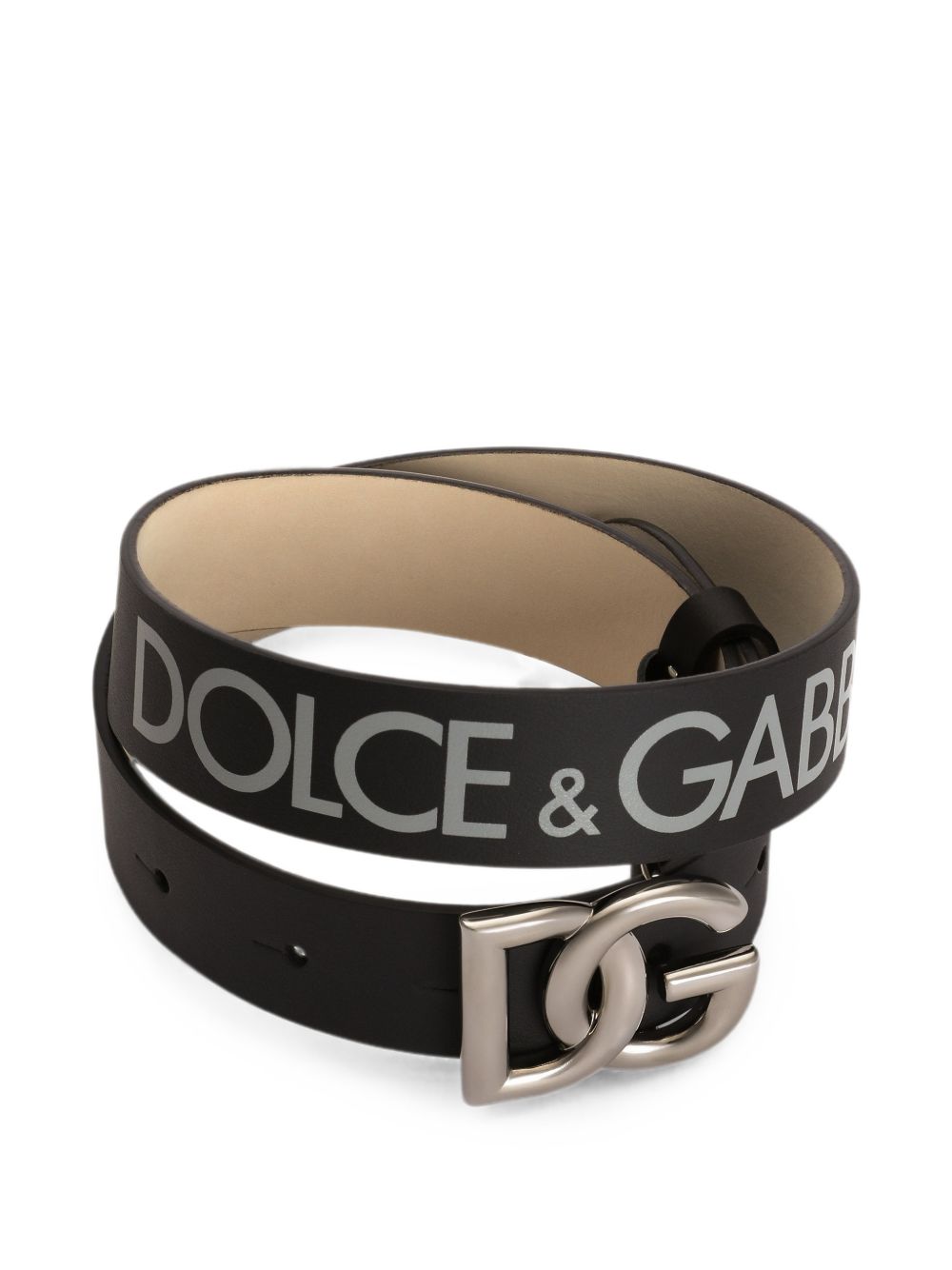 Cintura nera per bambina EC0083A3M29 8B969 Dolce & Gabbana Kids 