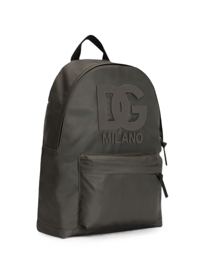 Zaino grigio scuro per bambino EM0074A0567 8B836 Dolce & Gabbana Kids 