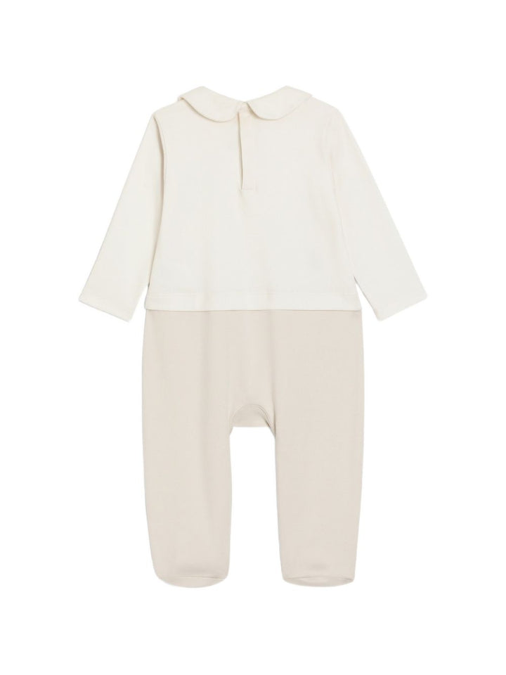 Tutina bianca/beige per neonato L1JO8UG7P8L S9000 Dolce & Gabbana Kids 