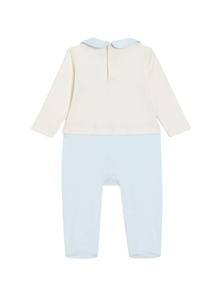 Tutina bianca/azzurra per neonato L1JOCTG7P8S S9000 Dolce & Gabbana Kids 
