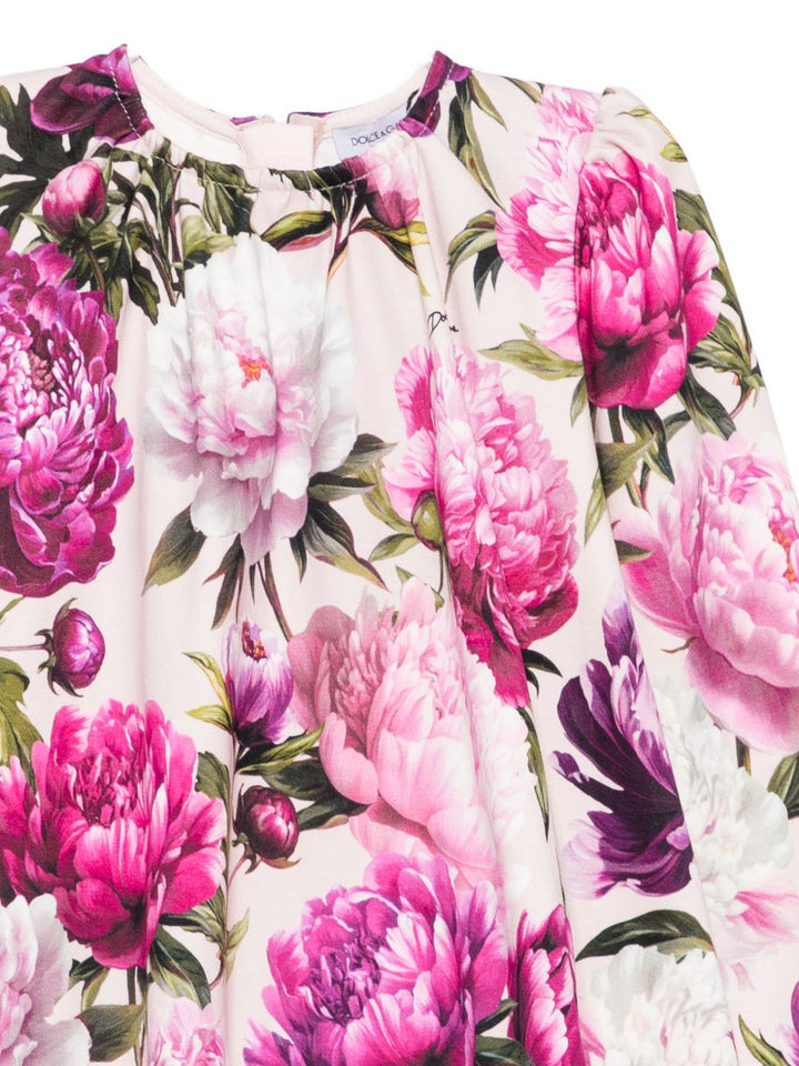 Abito rosa chiaro per neonata L2JD9GG7Q0D HF6FZ Dolce & Gabbana Kids 