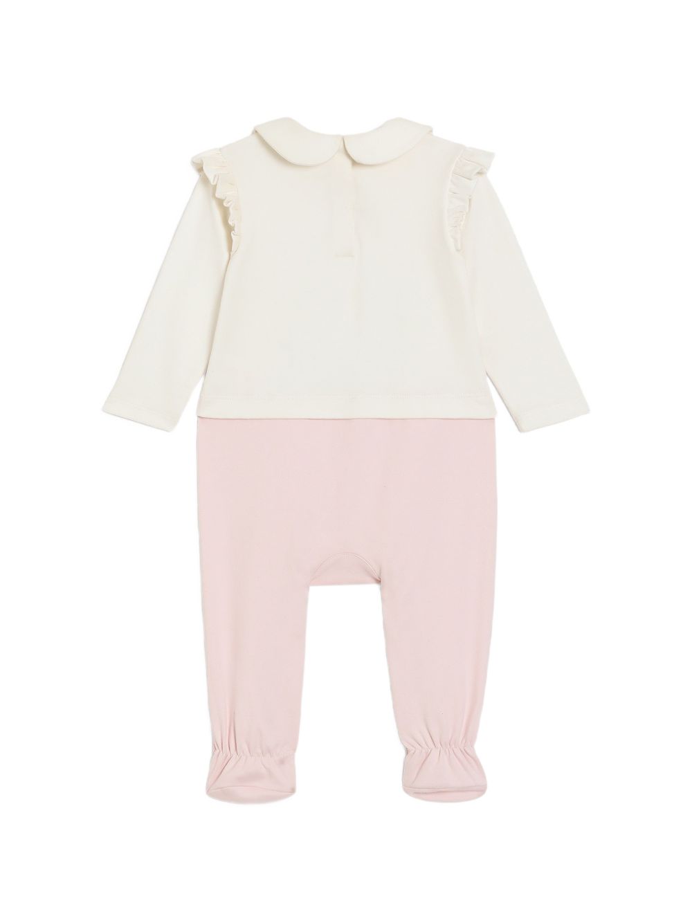 Tutina bianca/rosa per neonata L2JO4CG7P8T S9000 Dolce & Gabbana Kids 
