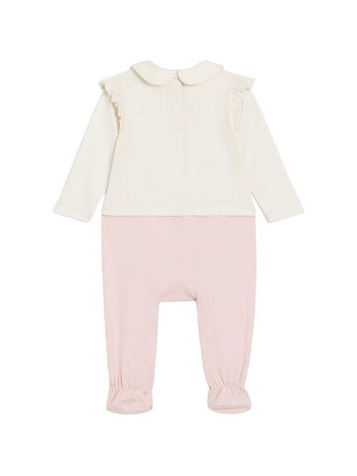 Tutina bianca/rosa per neonata L2JO4CG7P8T S9000 Dolce & Gabbana Kids 