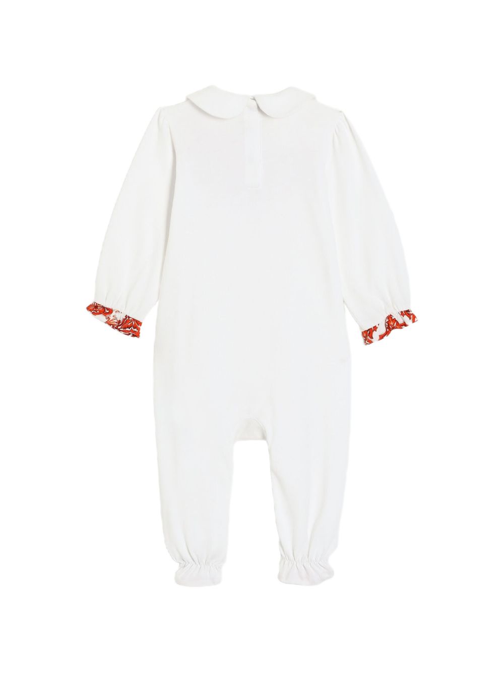 Tutina bianca/arancione per neonata L2JO5EG7P4T W0111 Dolce & Gabbana Kids 