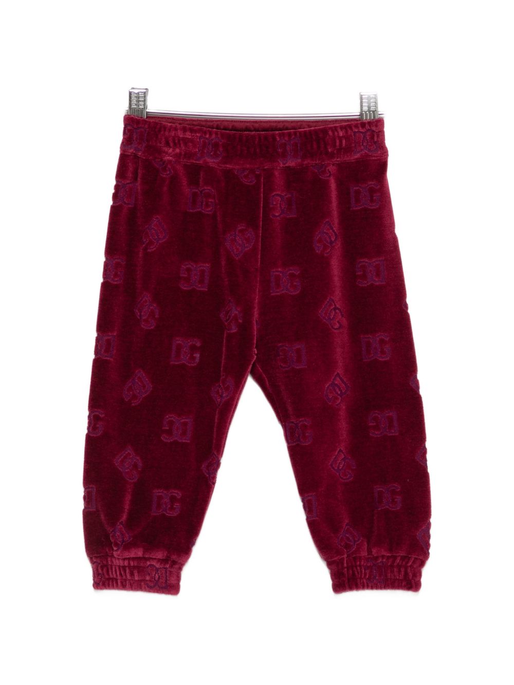 Pantalone bordeaux per neonato L2JPK1FJ7DL R0375 Dolce & Gabbana Kids 