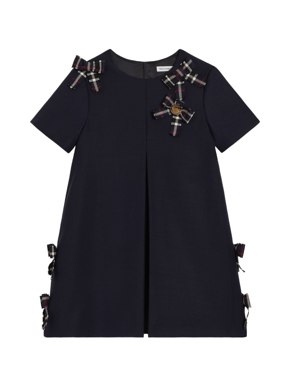 Abito blu per bambina L54DU6HU2CB B6712 Dolce & Gabbana Kids 