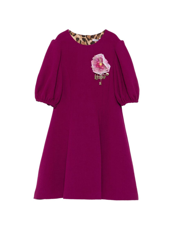 Abito viola per bambina L54DV6FU207 F0912 Dolce & Gabbana Kids 