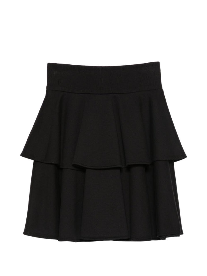 Gonna nera per bambina L5JIC7G7QNV N0000 Dolce & Gabbana Kids 