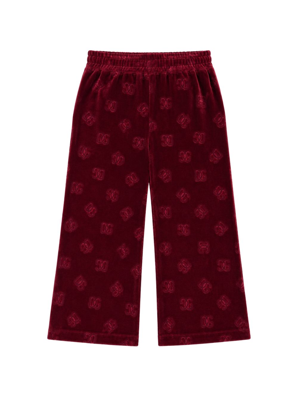 Pantalone amaranto per bambina L5JPJ3FJ7DL R0375 Dolce & Gabbana Kids 