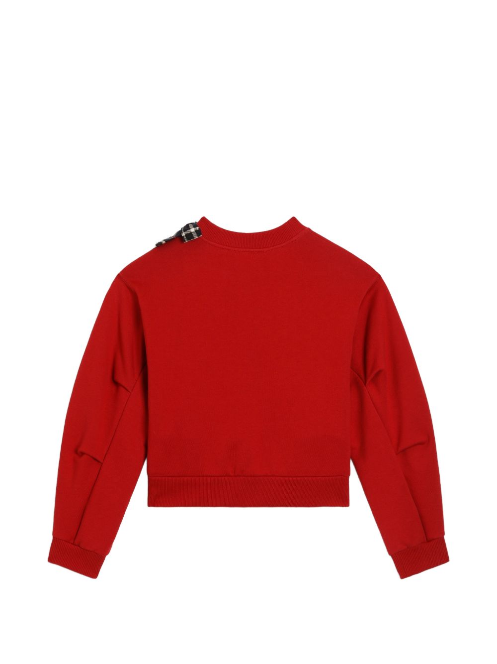 Felpa rosso brillante per bambina L5JWBSG7P6W R2254 Dolce & Gabbana Kids 