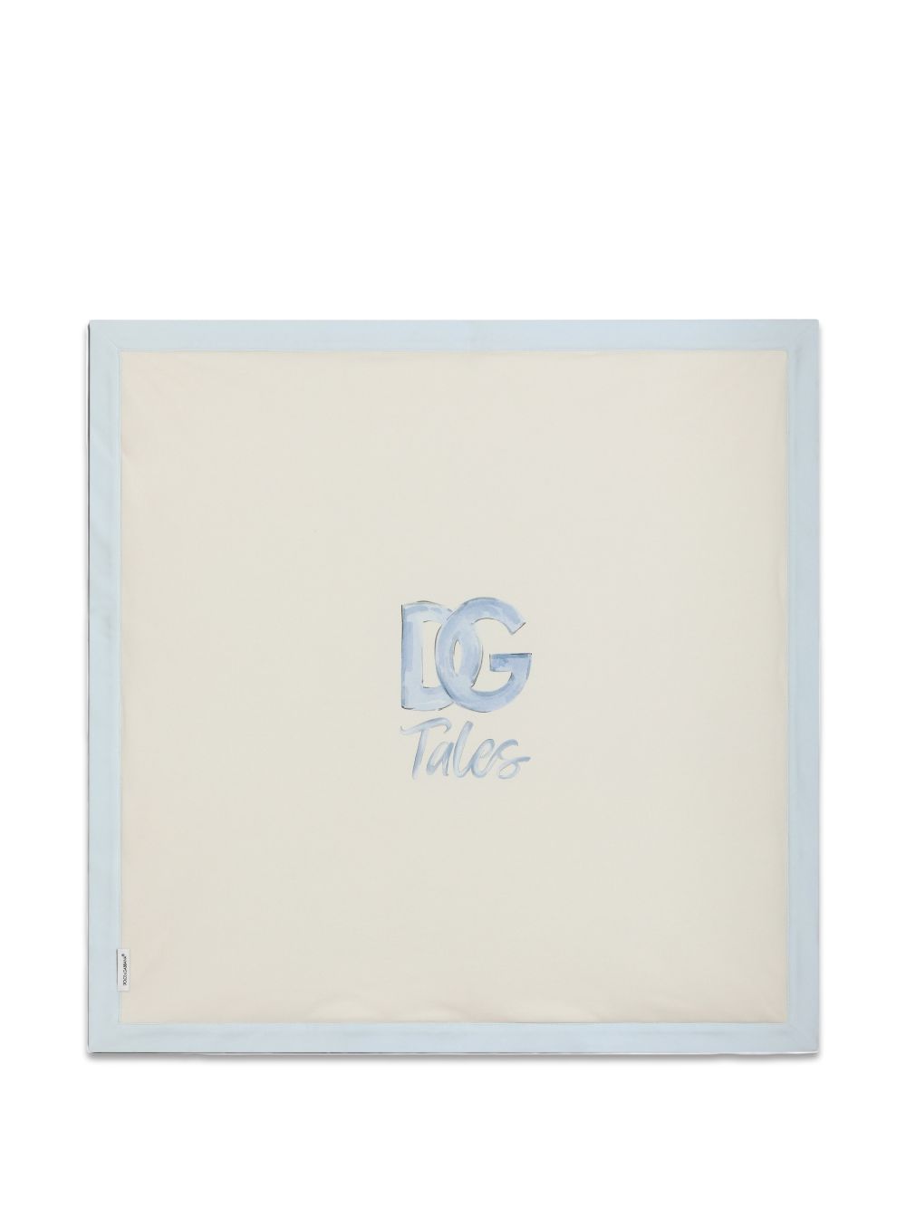 Coperta bianca/azzurra per neonato LNJAH3G7P8U S9001 Dolce & Gabbana Kids 