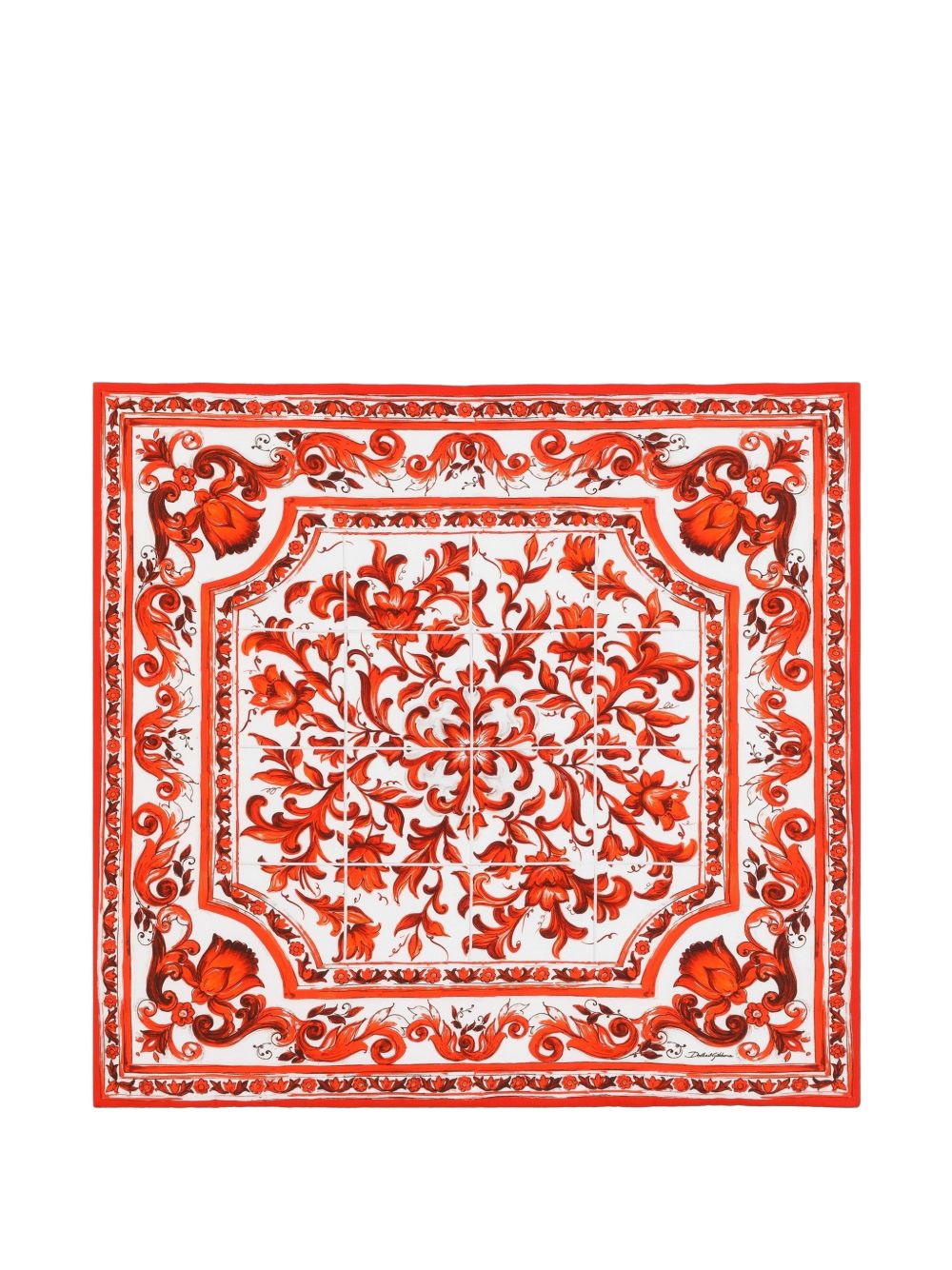 Coperta arancione per neonato LNJAI9G7P4S S9000 Dolce & Gabbana Kids 