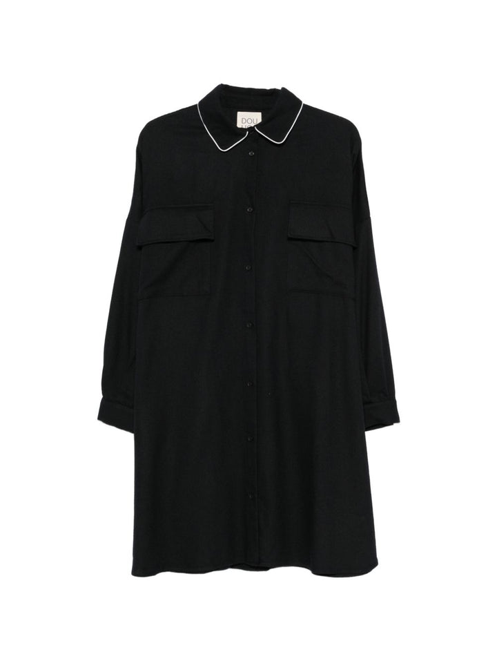 Abito blu notte per bambina DZ1A10I0337 61L Douuod Kids 