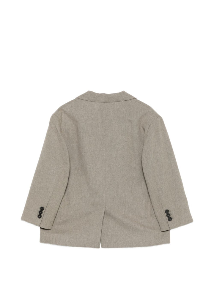 Giacca grigia per bambina DZ2P04I0337 903 Douuod Kids 
