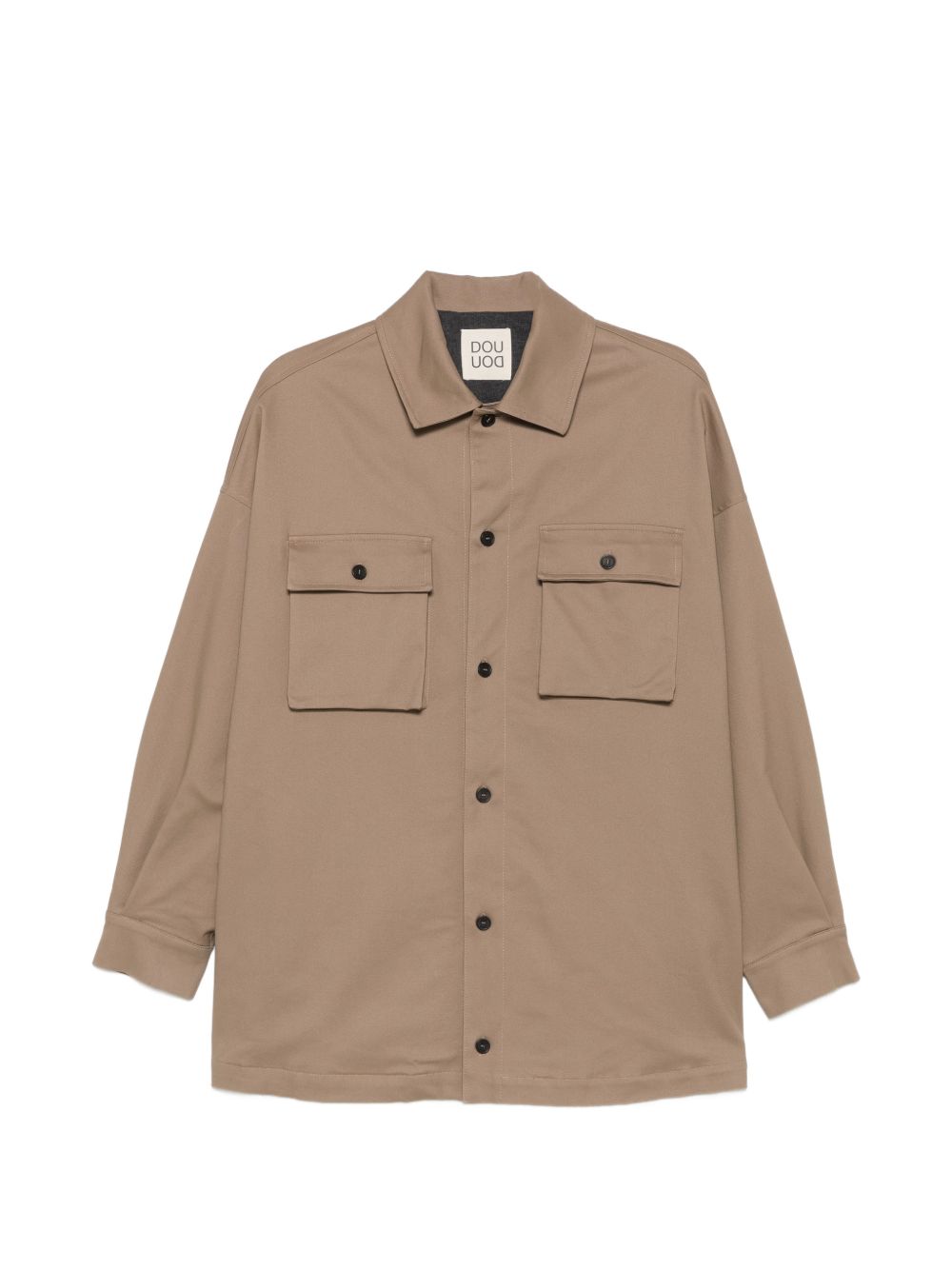 Camicia marrone chiaro per bambina DZ2P97G0073 343 Douuod Kids 