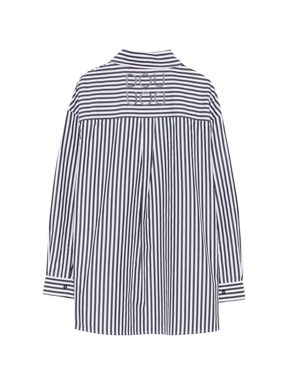 Camicia ebano/bianco per bambina DZ5A30Z4043 929BC Douuod Kids 