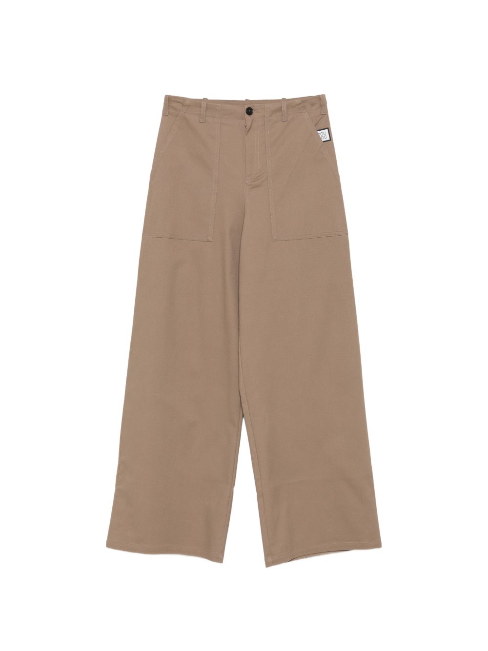 Pantalone marrone chiaro per bambina DZ6Q31G0073 343 Douuod Kids 